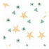 AussieSuperStore Haberdashery Supplies White Stars Festive Patterns Fabric 110cm X 10m (in 5 styles) Festive Patterns Fabric 110cm X 10m | Fabric Textiles | Dress Fabric Online 640124-WHITE STARS 640124